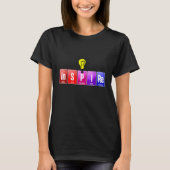 Inspire Motivatie chemie Periodic Table Elem T-shirt (Voorkant)