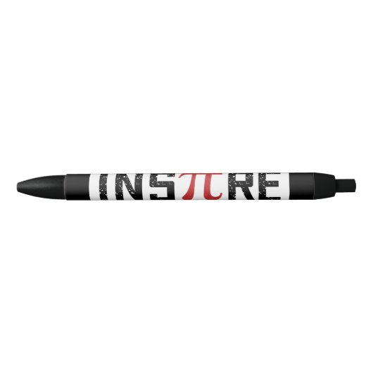 InsPire Pi dag | Happy Pi day Wiskunde Gifts Zwarte Inkt Pen (Voorkant)