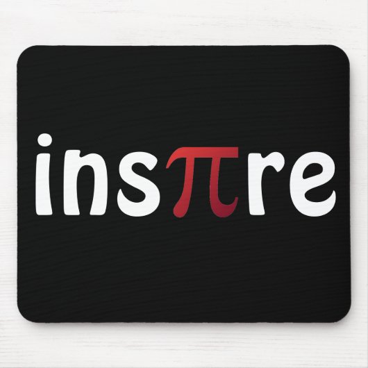 Inspire Pi Day Mathematica Wiskunde Geek Muismat (Voorkant)