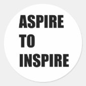 inspire ronde sticker (Voorkant)