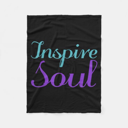 Inspire Soul Preventie Bewustzijn Design Fleece Deken (Voorkant)