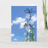 Inspire tekstbloem kaart (Voorkant)