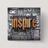 Inspire Vierkante Button 5,1 Cm (Voorkant)