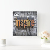 Inspire Vierkante Klok (Huis)