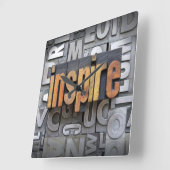 Inspire Vierkante Klok (Hoek)