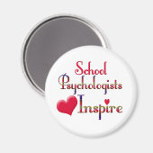 Inspire voor schoolpsychologen magneet (Voorkant / Achterkant)