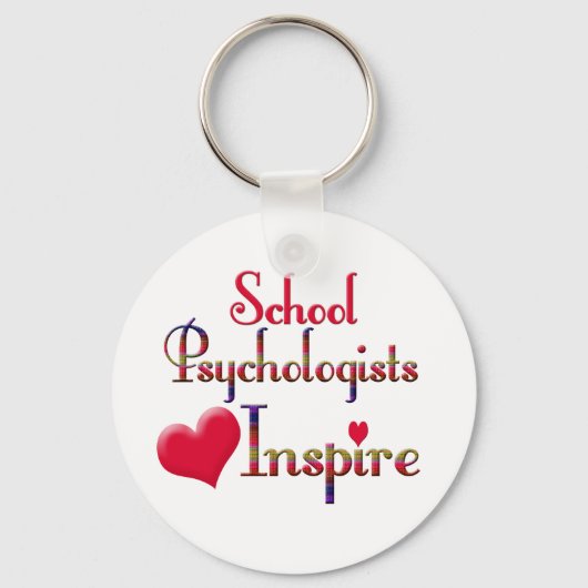 Inspire voor schoolpsychologen sleutelhanger (Voorkant)