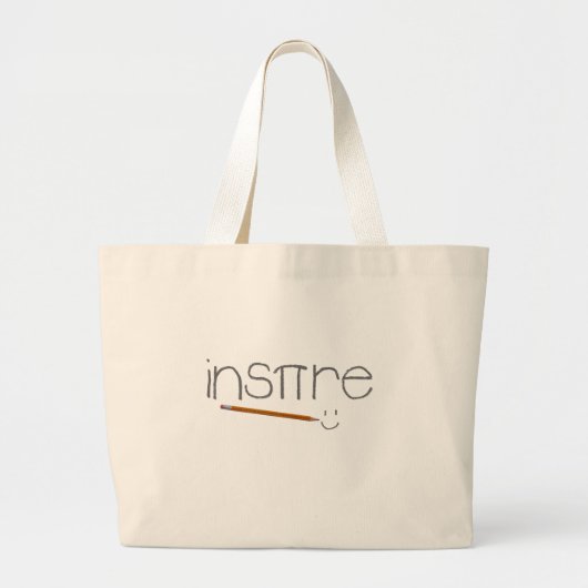 Inspire Wiskunde Grote Tote Bag (Voorkant)