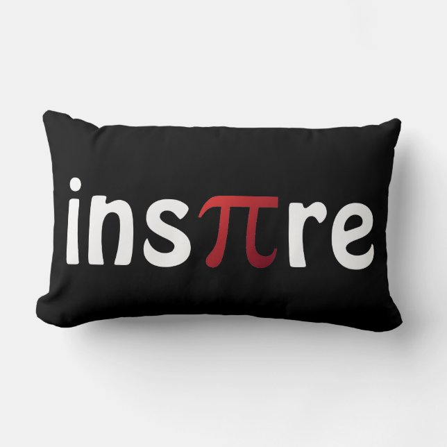 Inspire wiskunde Pi Day Wiskunde Geek Kussen (Voorkant)