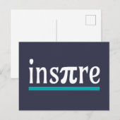 Inspire Wiskunde Pun Funny Inspirerend Briefkaart (Voorkant / Achterkant)
