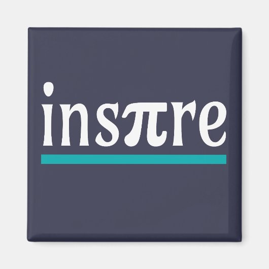 Inspire Wiskunde Pun Funny Inspirerend Magneet (Voorkant)