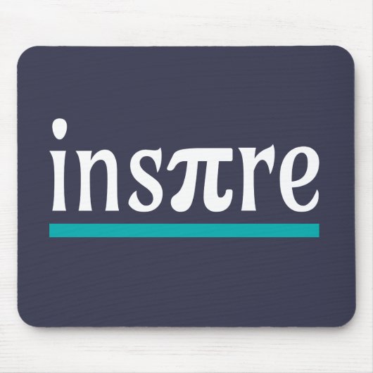 Inspire Wiskunde Pun Funny Inspirerend Muismat (Voorkant)