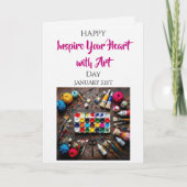Inspire Your Heart with Art | January 31st Kaart (Voorkant)