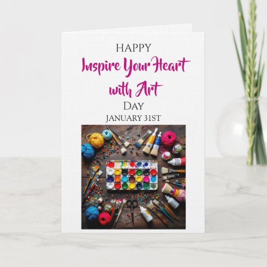 Inspire Your Heart with Art | January 31st  Kaart (Voorkant)