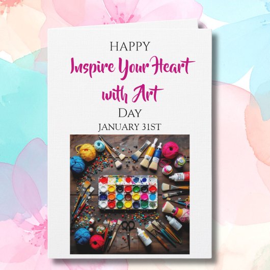 Inspire Your Heart with Art | January 31st Kaart