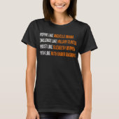 Inspire zoals Michelle Obama T-shirt (Voorkant)