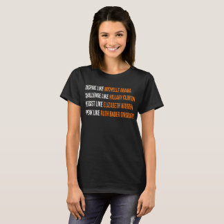 Inspire zoals Michelle Obama T-shirt