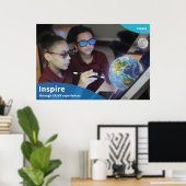 Inspire - zSpace Poster, 24 x 36 inch Poster (Thuiskantoor)