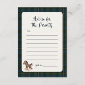 Inspired Baby Shower Advice Card (Voorkant)