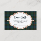 Inspired Baby Shower Diaper Raffle Advieskaart (Voorkant)