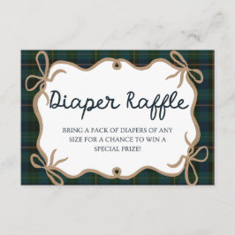 Inspired Baby Shower Diaper Raffle Informatiekaartje