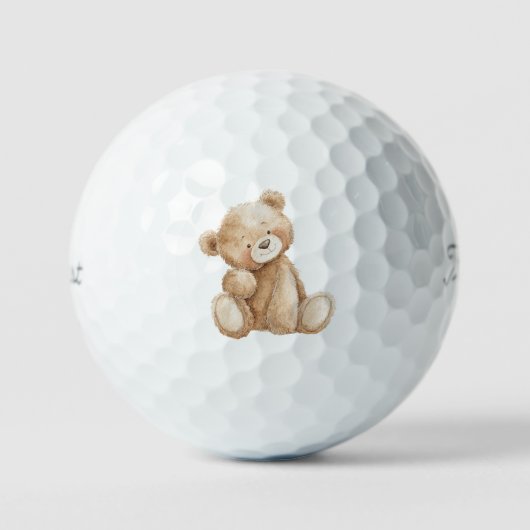 Inspired Baby Shower Favors Golfballen (Voorkant)
