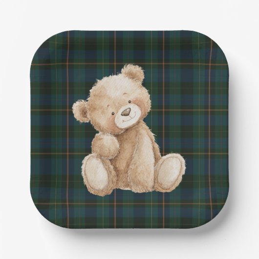 Inspired Baby Shower Paper Plates Papieren Bordje (Voorkant)