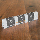 Inspired Desk Nameplate Naambordje (Zijkant)