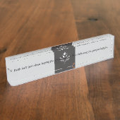 Inspired Desk Nameplate Naambordje (Zijkant)