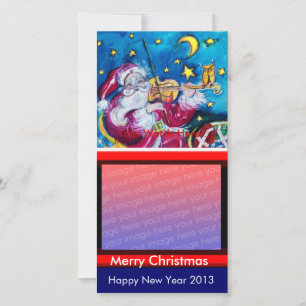 INSPIRED SANTA CHRISTMAS FOTO TEMPLATE FEESTDAGENKAART