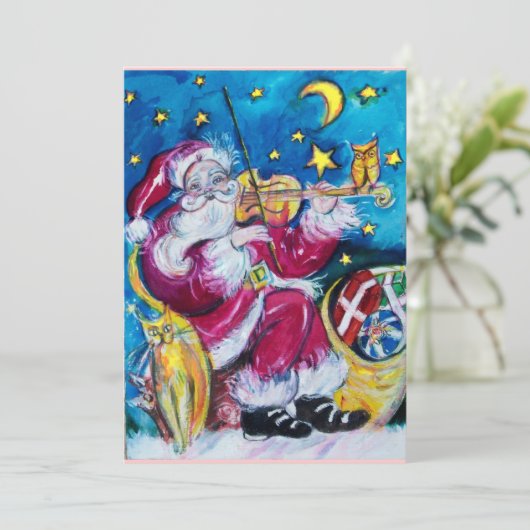 INSPIRED SANTA FEESTDAGENKAART (Staand voorkant)