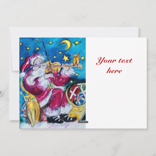 INSPIRED SANTA FEESTDAGENKAART (Achterkant)