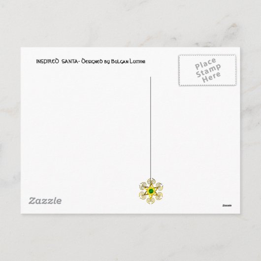 INSPIRED SANTA FEESTDAGENKAART (Achterkant)