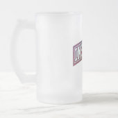 "Inspired Spark" Frosted Glass-Mok Matglas Bierpul (Links)