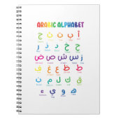 Inspireer Arabisch leren: prachtige alfabetkunst Notitieboek (Voorkant)
