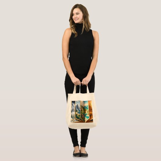 Inspireer Bag van Zazzle Tote Bag (Voorkant (model))