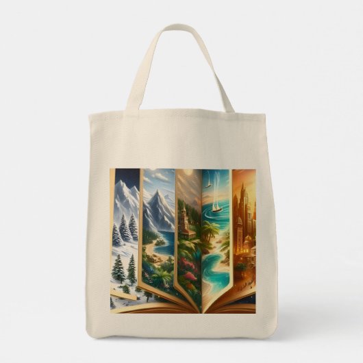 Inspireer Bag van Zazzle Tote Bag (Achterkant)