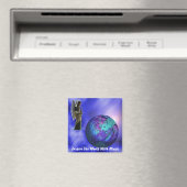 Inspireer de wereld met muziekmagneet magneet (Insitu (Vaatwasser))