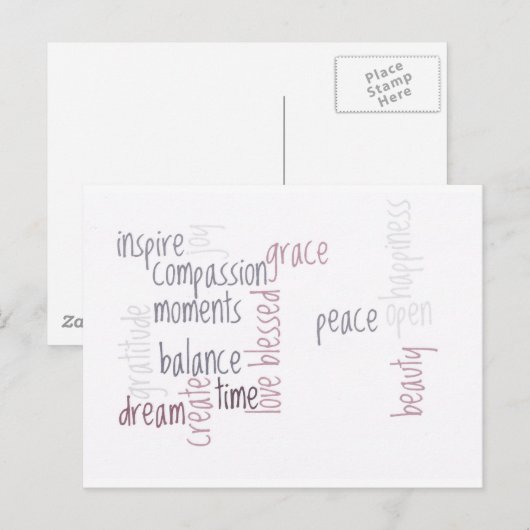 Inspireer medeleven briefkaart (Voorkant / Achterkant)