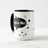 Inspireer Mij! Projectleider Ideeën Grappige Quote Mok (Voorkant links)