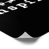 inspireert merk ASL American Sign Language Deaf Aw Poster (Hoek)