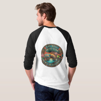 Inspireert vintage Overseas Highway roadtrips en T-shirt