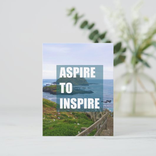 Inspireren Briefkaart (Staand voorkant)