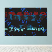 inspireren canvas afdruk (Insitu (Houten vloer))