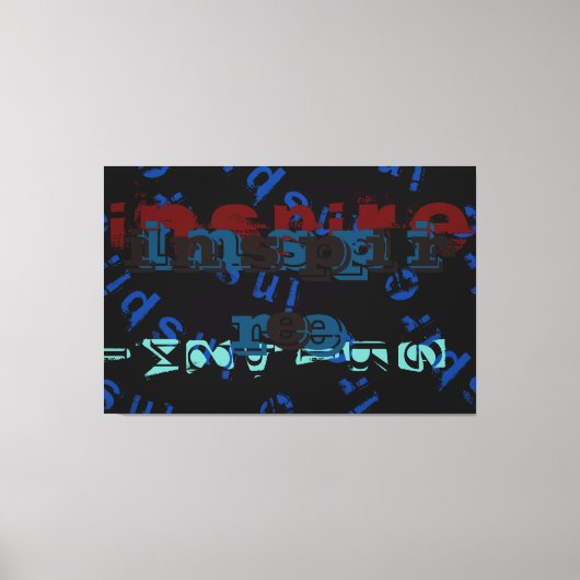 inspireren canvas afdruk (Voorkant)