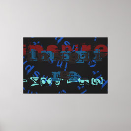 inspireren canvas afdruk