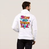 "Inspireren en opstijgen" Hoodie (Achterkant volledig)