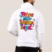 "Inspireren en opstijgen" Hoodie (Achterkant)