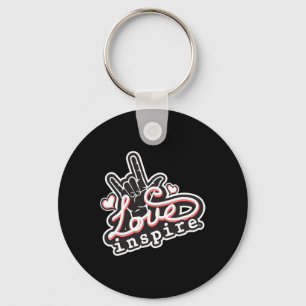 inspireren Liefde ASL ILY Hand Gebarentaal Deaf Aw Sleutelhanger