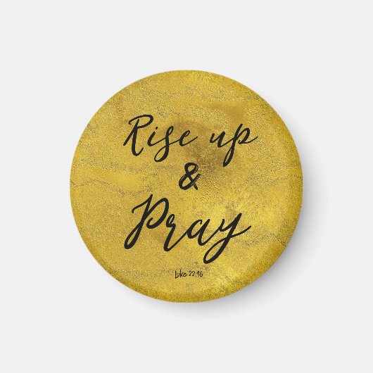 Inspireren: Opstaan en bidden Magneet (Voorkant)
